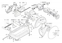 Bosch 3 601 M38 0K0 GCO 240 Cutoff saw Spare Parts